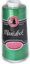 Maxi Lock All Purpose Thread Emerald 3000 YD Cone  MLT-023 - £4.96 GBP
