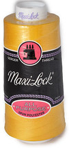 Maxi Lock All Purpose Thread GOLD 3000YD Cone  MLT-025 - £5.02 GBP