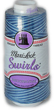 Maxi Lock Swirls Blueberry Cobbler Serger Thread  53-M55 - £9.17 GBP