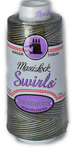 Maxi Lock Swirls Foresty Mint Serger Thread  53-M66 - £9.10 GBP