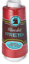 A&E Maxi Lock Stretch Textured Nylon Poppy Red Serger Thread  MWN-45136 - $8.09