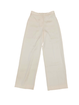 THEORY Womens Trousers Wide Leg HW Pant B Solid Ivory Size US 00 K1009201 - £69.72 GBP