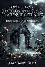 ⚰️ Eternal Break Up Couple Coffin Curse - Shatter Bonds Decay Connection⛓️‍ - $53.99