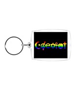 COEXIST KEYCHAIN 3.5&quot; Acrylic Key Ring LGBTQ Rainbow Gay Religious Toler... - $132.30 MXN