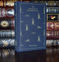 Adventures of Huckleberry Finn by Mark Twain New Ribbon Deluxe Hardcover Gift - £23.17 GBP