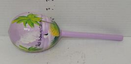 Handmade maraca From Dominican republic Purple Green Yellow - $24.70