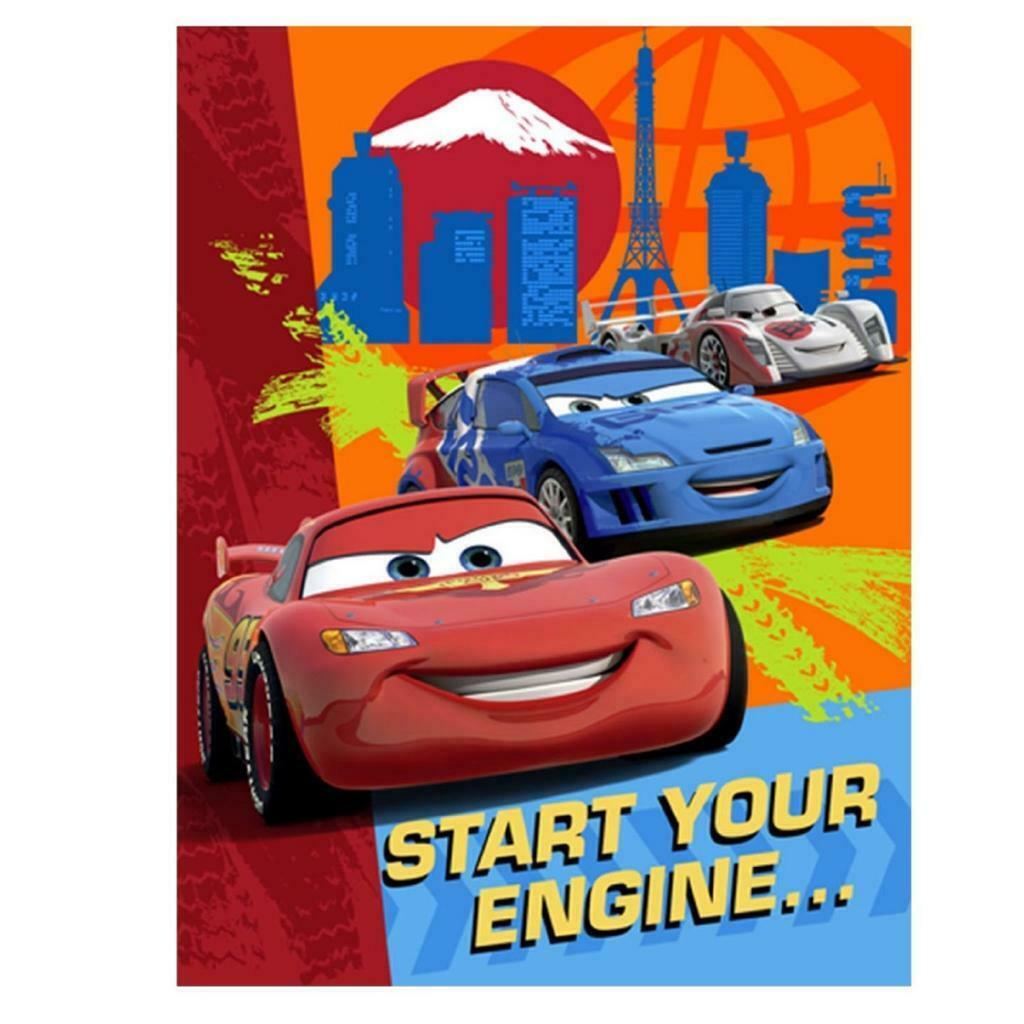 Disney Pixar Cars Invitations 8 Per Package Birthday Party Supplies NEW - £3.92 GBP