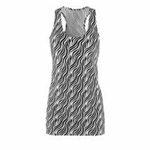 Nordix Limited Zebra Animal Print Women&#39;s Cut &amp; Sew Racerback Dress Black - £32.85 GBP+