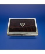 Brighton Love Beat business card case leather Purse Accessory Cash Holder - $272.93 MXN