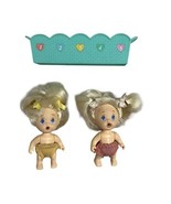 Tyco Quints Dolls Drink and Wet Magic Diapers Lot of 2 and Hamper Vintag... - $265.31 MXN