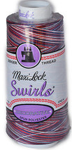 Maxi Lock Swirls Rocket Pop Serger Thread  53-M62 - £9.10 GBP