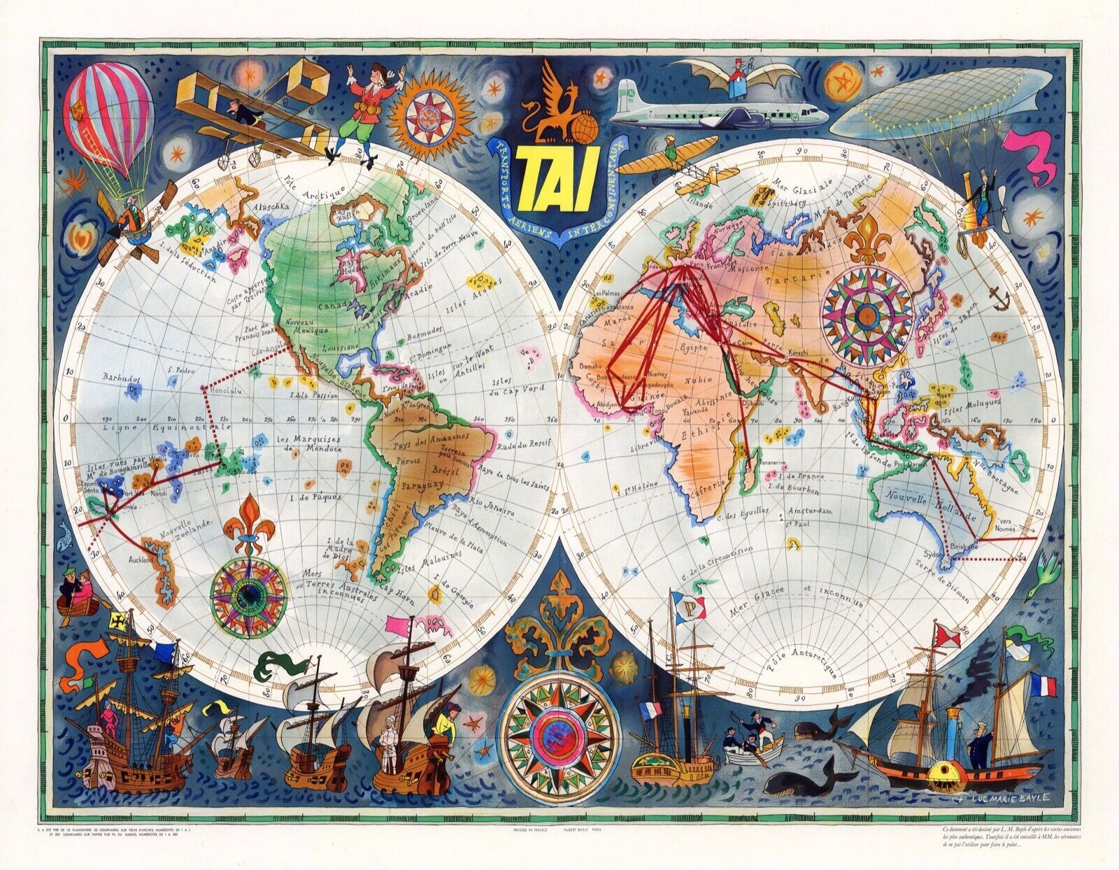 12944.Decoration Poster.Wall art.Home vintage interior design.World map travel - $17.10 - $54.00