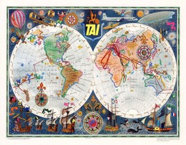 12944.Decoration Poster.Wall art.Home vintage interior design.World map ... - $17.10+