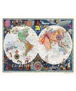 12944.Decoration Poster.Wall art.Home vintage interior design.World map travel - £13.40 GBP - £42.31 GBP