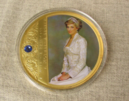 Princess Diana; Portrait Of A Princess Supersize Commemorative Coin - £49.94 GBP