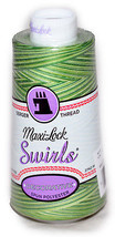 Maxi Lock Swirls Kiwi Twist Serger Thread  53-M59 - £9.37 GBP