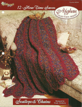 Needlecraft Shop Crochet Pattern 962320 Scallops And Chains Afghan Series - £2.35 GBP