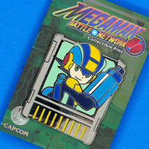 Mega Man Battle Network MegaMan.EXE Navi Chip Enamel Pin Figure - £11.70 GBP