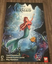 Walt Disney The Little Mermaid Princess Signed 2019 Nycc Comic Con Poster Art - £31.14 GBP