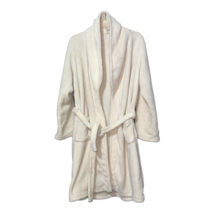 Brookstone Womens Off-White Cream Spa Comfort Soft Bath Robe One Size - $19.99