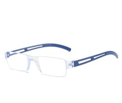 Lightweight ~ Translucent ~ Plastic ~ Reading Glasses ~ +4.00 ~ BLUE Tem... - €12,84 EUR