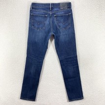 Levis 511 Skinny Jeans Mens 32 Zip Fly Dark Blue Stretch Denim Pants 32x32 - $29.40