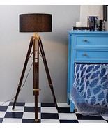 NauticalMart Classical Designer Brass Finish Tripod Floor Lamp  - $4,292.79 MXN