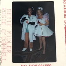 1991 Sexy Nurse Bette Midler &amp; Rosie O&#39;Donnell at Hulaween Transparency Slide - £7.58 GBP