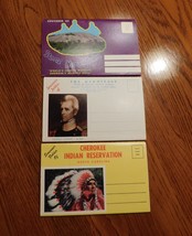 3 Vintage Souvenir POSTCARD FOLDER Stone Mountain- Cherokee Indian-The H... - $24.99