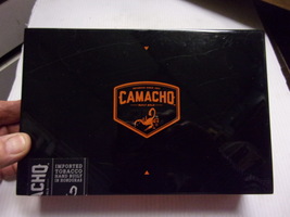 Cigar Box, Wood,Camacho, enamel finish, Honduras - £4.75 GBP