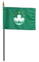 Macao (Macau) - 4"X6" Stick Flag - £4.74 GBP