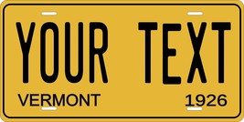 Vermont 1926 Personalized Cutoms Novelty Tag Vehicle Car Auto License Plate - $16.75