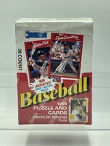 1990 Donruss Baseball Card Wax Box - Factory Sealed 36 Count Griffey Sosa RC - £22.36 GBP
