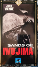 Sands of Iwo Jima (VHS, 1993, B&amp;W 45th Anniversary Edition) John Wayne - £3.73 GBP