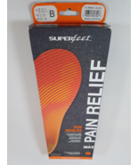 Superfeet Run Pain Relief Insoles   Size B - (M) 2.5-4 (W) 4.5-6 - £25.38 GBP