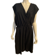 Athleta Black V Neck Sleeveless Short Romper  Size 3X - €28,42 EUR