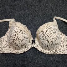 Gilligan and Omalley Bra Women 34C White Favorite Cotton Demi Cup Polka Dot - £9.00 GBP