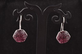 Handcrafted Rhodium Polished Fancy Stone Traditional Earrings For Women Wear - £21.71 GBP