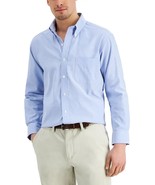 Club Room Traveler Dress Shirt Men&#39;s 17 34/35 Placid Blue Regular Fit St... - $352.53 MXN