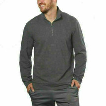 Calvin Klein Jeans Mens ¼ Zip Pullover,Charcoal, Size: 2XL - $24.74