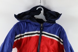 NOS Vintage 90s Streetwear Childrens Size Large Striped Reversible Hoode... - $49.45