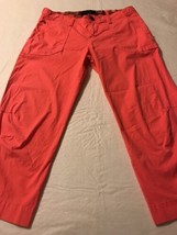 Anthropologie Sanctuary Women&#39;s Pants Pink Stretch Casual Cropped Pants ... - $20.79