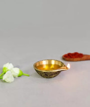 Isha Life Handcrafted Antique Brass Diya BY SADHGURU  FREE SHIPPING - $22.76