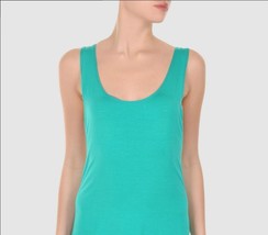 Kova &amp; Tee London Tank jersey top shirt blouse green xs extra small made... - $19.79