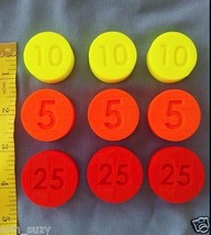 LOT 9 Replacement Coins compatible Fisher Price Cash Register 2044 &amp; 926... - $11.45