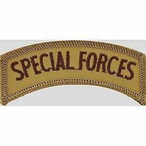 Army Special Forces Desert Embroidered Military Rocker Patch - £21.67 GBP