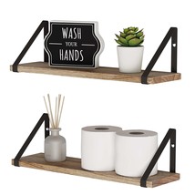 Floating Shelves Bathroom Storage Wall Mount Home Decor Bedroom Kitchen Laundry  - £31.59 GBP