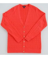 Lands&#39; End Women&#39;s Cotton Cardigan Sweater Size Large - $34.30 CAD