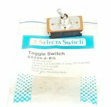 NEW ELECTA SWITCH SS209-8-BG TOGGLE SWITCH SS2098BG, SPST, ON-OFF - $15.95