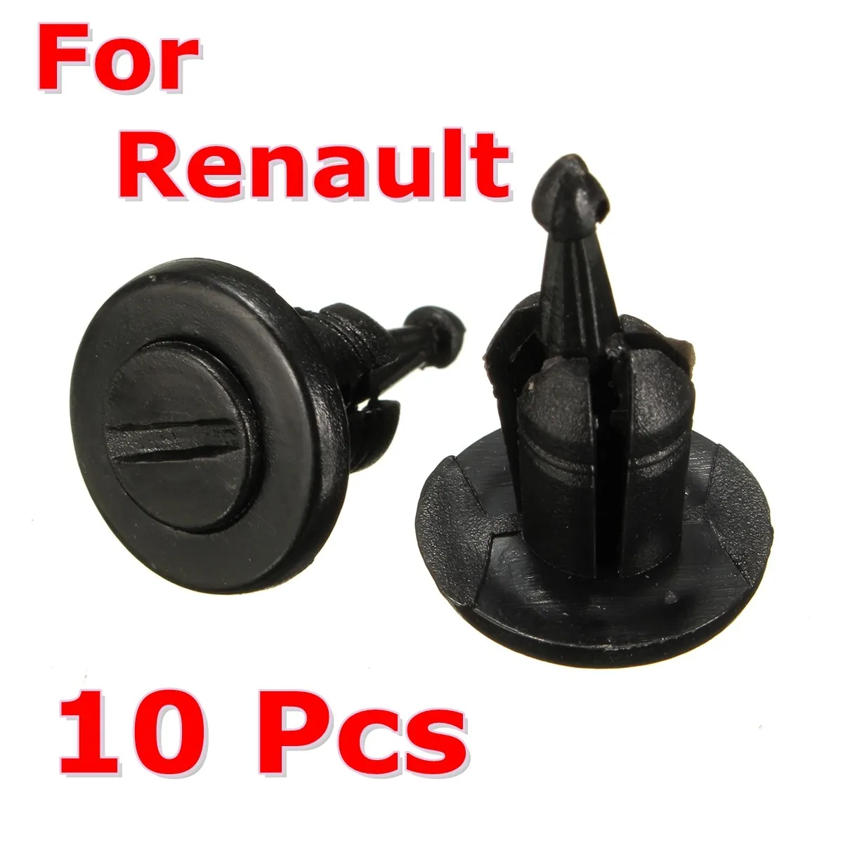 10Pcs Bumper Fastener Trim Clip Rivets For Renault Clio Laguna Megane Espace - $11.31